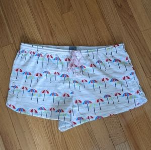 Jane and Bleecker Umbrella Sleep Shorts NWT - L